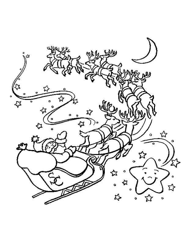 Święty Mikołaj kolorowanki